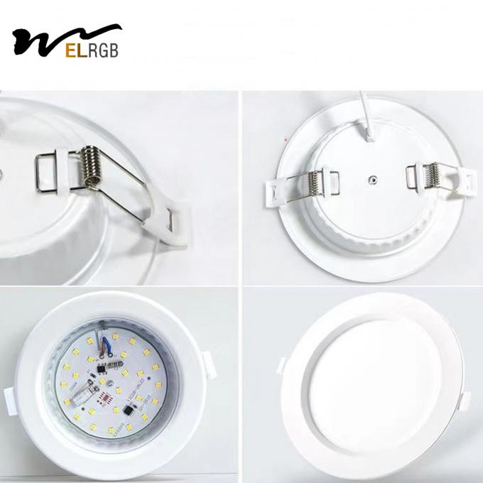 4000K Household Embedded Ceiling Lamp with Ultra-Thin Iron Hole and Smart Lighting LED 7