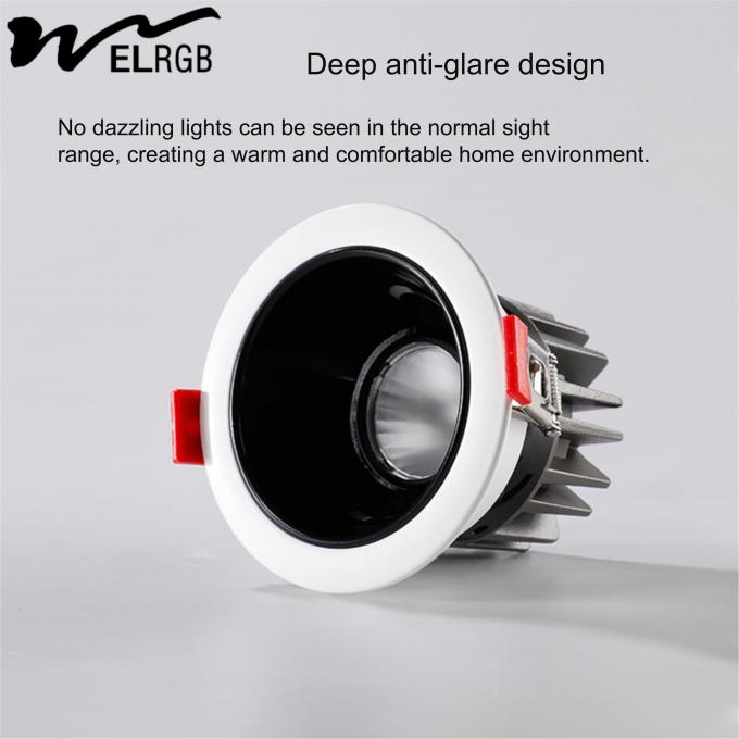 Intelligent Infinite Dimming Dual Color Embedded Spotlight for Living Room 6-20 Watts 4