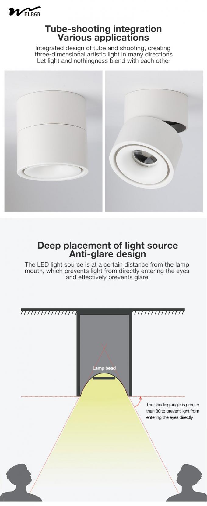 Household LED Cylindrical Light for Onsite Metering and Smart Home Lighting Solutions 4