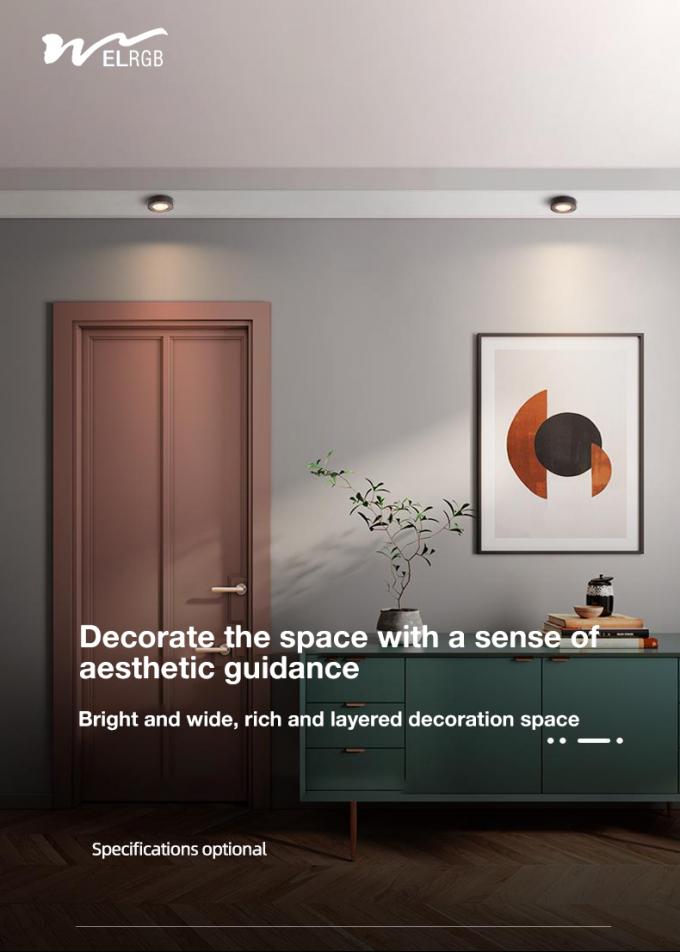 Ultra-Thin and Bright LED Downlight for Minimalist Ceiling Decoration without Drilling 6