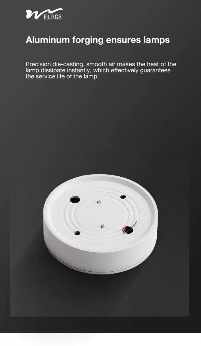 Ultra-Thin and Bright LED Downlight for Minimalist Ceiling Decoration without Drilling 10