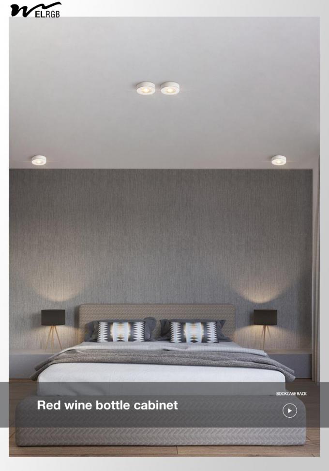 Ultra-Thin and Bright LED Downlight for Minimalist Ceiling Decoration without Drilling 12
