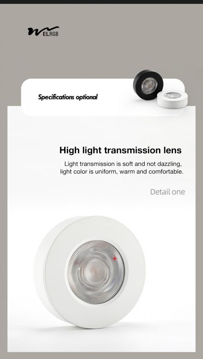 Ultra-Thin and Bright LED Downlight for Minimalist Ceiling Decoration without Drilling 17