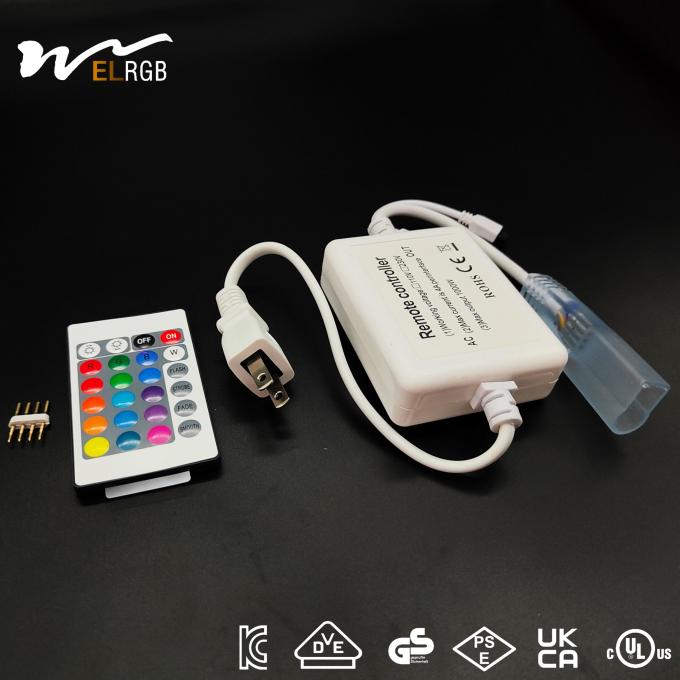 AC110V 220V Voltage Double-Row Circular RGB Light Strip Controller with Main Material 4