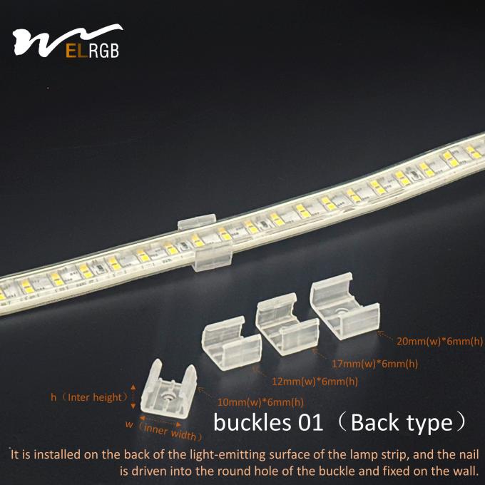 3014 5730 2835 5050 LED Light Strip Buckle Fixer Translucent Product Weight kg 0.01 3