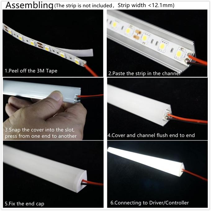 Modern Style 2 Pin L Shaped LED Neon Light PVC Splice Connector for AC 110V Input Voltage 6