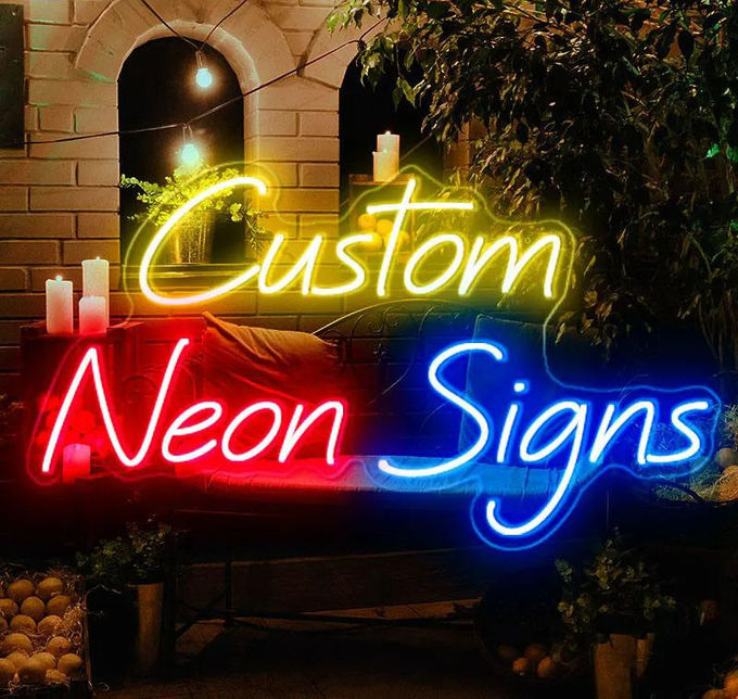 Happy Birthday Acrylic Led Letters LED Decorative Lights 2835SMD Neon Sign 1