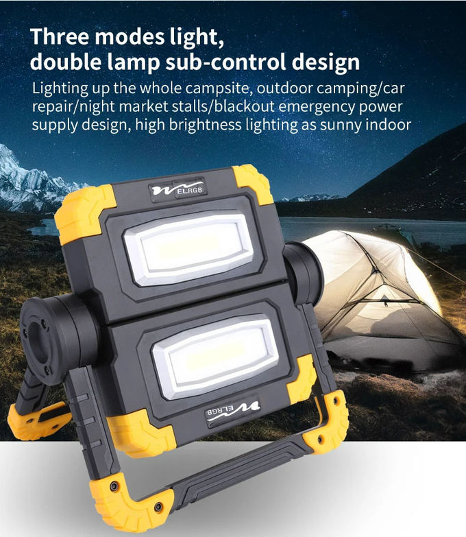 2000lm COB Led Work Light Outdoor Working Light Rechargeable Cob Work Light 2