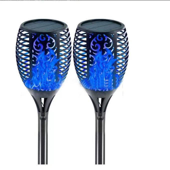 IP65 Waterproof Solar Flame Torch Light 2700K Soft Warm White 9