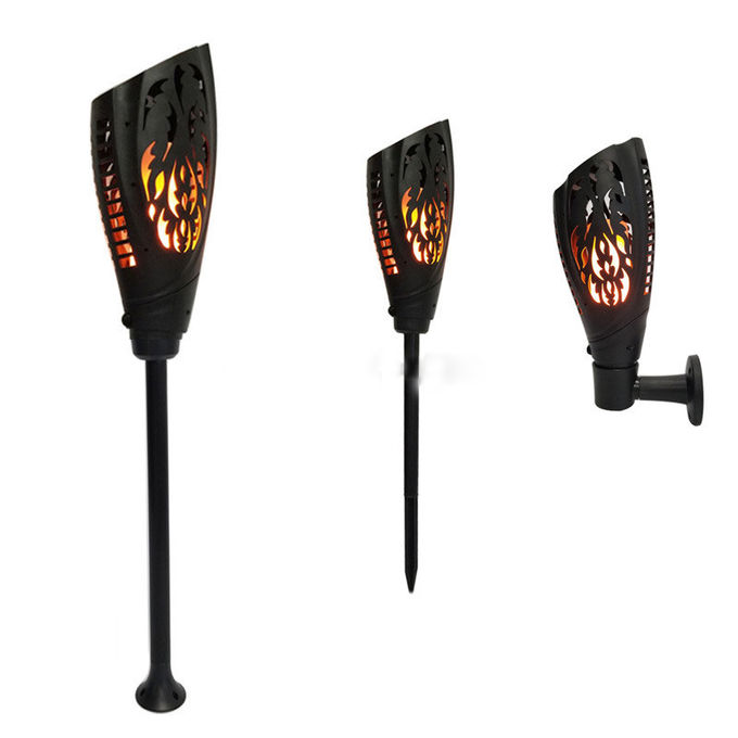 IP65 Waterproof Solar Flame Torch Light 2700K Soft Warm White 10