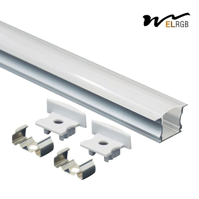 17x4mm Led Aluminum Channel Profile Curved Bendable Led Strip Light Profile 11