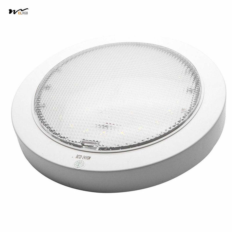 RV LED Ceiling Dome Light HugeAuto 12V 9W Downlight for Campervan Caravan Motorhome
