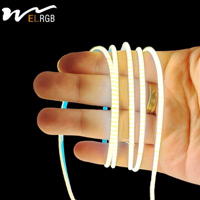 Good price 2023 Factory Custom 2.8mm Wide  IP65 Waterproof DC12V 24V Digital Smart  RGB COB LED Strips Light For Car Home Hotel Dec online
