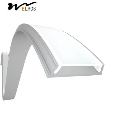 Good price 17x4mm Led Aluminum Channel Profile Curved Bendable Led Strip Light Profile online