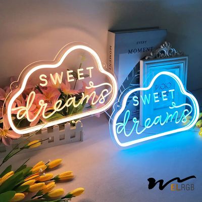 Good price High Density Neon Acrylic Signs 3000K Led Neon Sign With Clear Acrylic Backer online