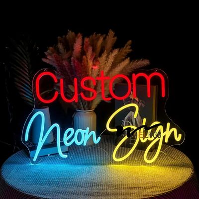 Good price 100lm Neon Acrylic Sign LED Decorative Lights 12V 3d Neon Letters online