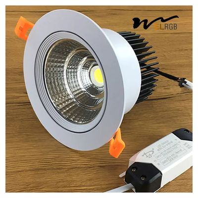 Good price 5w 7w 9w 12w Recessed Cob Spotlight Indoor Work Light Adjustable Brightness online