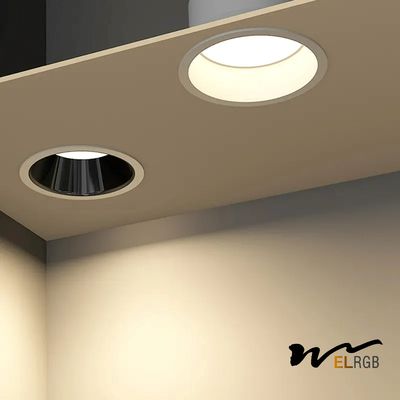 Good price Anti Dazzle Round Recessed Downlight Ip44 6000K Embedded Ceiling Light online