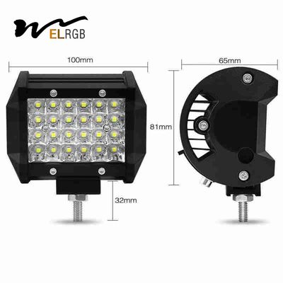 Good price 72w 24v Led Spotlight Vehicle LED Work Lights 4 Inch 4 Row 4x4 Spotlights online