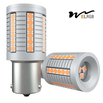 Good price Dual Color Switchback Canbus P21w Led 1156 1157 7443 3157 T20 Led Auto LED Turn Signal Brake Light online