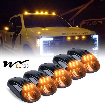 Good price Amber Led Roof Marker Lights 5Pcs Smoke Lens Ford 1999-2016 F150 F250 online