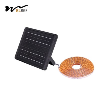 quality 2200k 10 Meters Solar Light Strip Outdoor Solar Powered Rope Lights factory