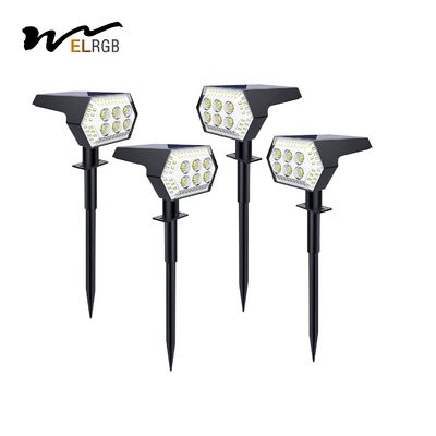 Good price 48LEDs 108 LEDs Solar Powered Landscape Lights 4 Light Modes online