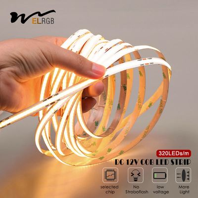 Good price 5mm 8mm COB Strip Light 5m Roll 5W/M LED Dimmable Light Strips online
