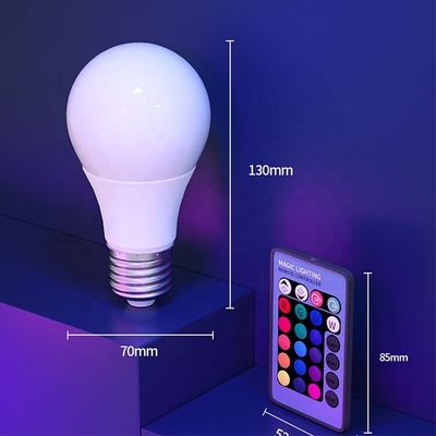 Good price 220v E27 Screw Light Controlled LED Color Remote Control Bulb for Mood Atmosphere Lamp online