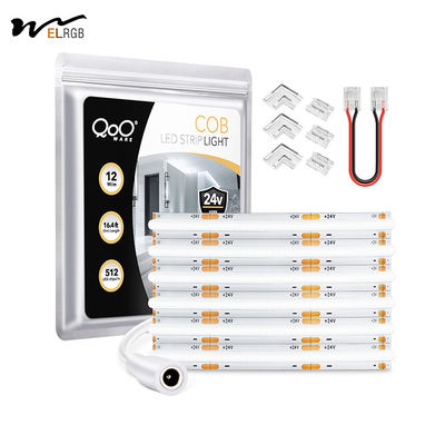 Good price 2560LEDS CRI 90 8mm Flexible Unified COB LED Light Strip 5M 2700K Warm White DC 24V online