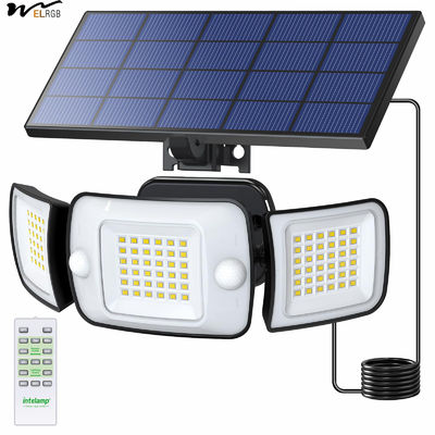 Good price Solar Lights Outdoor 3 Head Solar Motion Sensor Lights for Outside Switch Mode other online