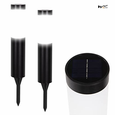 Good price Solar Powered LED Landscape Lamp Column Outdoor IP44 Waterproof White Light Street Light online
