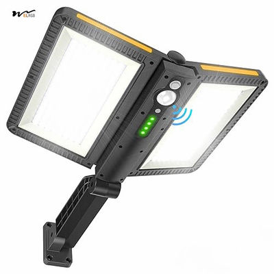 Good price Push Button Switch Type Outdoor Lights with Double Big Solar Panels and High Brightness online