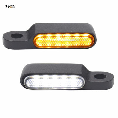 Good price 12V Front Motorcycle Running Lights with Mini Handlebar Sequential LED Turn Signals online