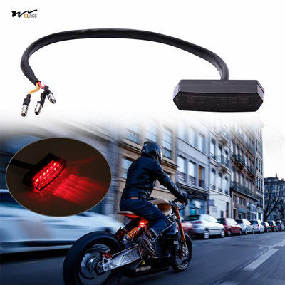 Good price Electric Bike Mini Tail Light in Black with LED Blinker and License Plate Light Yellow online