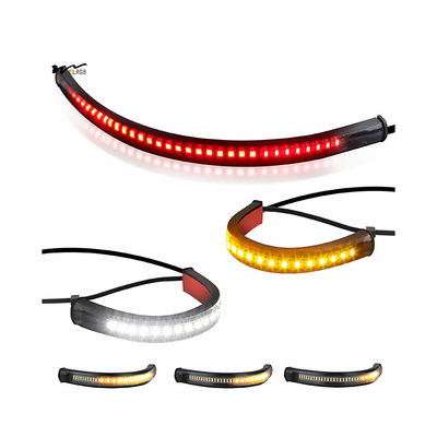 Good price Front Amber/White Rear Red/Amber Motorcycle LED Turn Signals Fork Light Strip Pack of 3 online