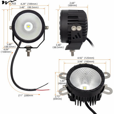 Good price 50000 Hours Working Time 2Pcs 3.5Inch Round LED Offroad Fog Pod Lights for Motorcycle online
