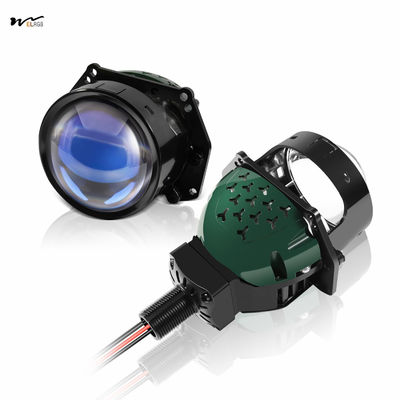 Good price Blue Lens 3.0 Inch Bi-LED Projector Lens 120W 20 000LM 6000K White Focus Beam Clear Cut off Line Head Lights online