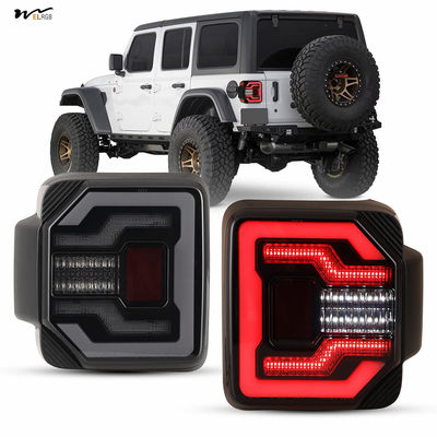 Good price LED Rear Lights Car Rear Lamps Assembly Replacement 1Pair Matte Black Housing/Smoke Lens online