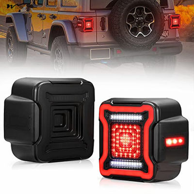 Good price Jeep LED Tail Lights Fit Smoked Tail Lamp Brake Turn Signal Light Reverse Rear Back Light Assembly online