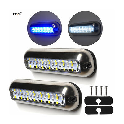 Good price IP68 Waterproof Dual-Color Underwater Lights 42LED Blue White One Button Control LitePro DLX Layout online
