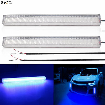 Good price Universal Super Bright Car Trucks DRL Decoration Lamp Waterproof LED Strips COB Car LED Fog Light Blue online