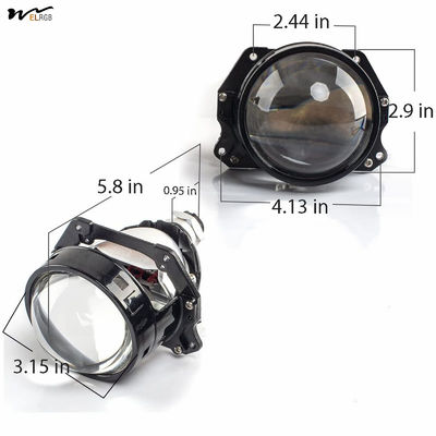 Good price Enhance Your Car's Look with 3.0-inch Dual LED Projection Lens and White LED Angel Eye online
