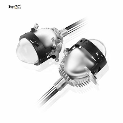 Good price Car Modification Kit Dual LED Projection Lens Headlights for High/Low Beam Function online