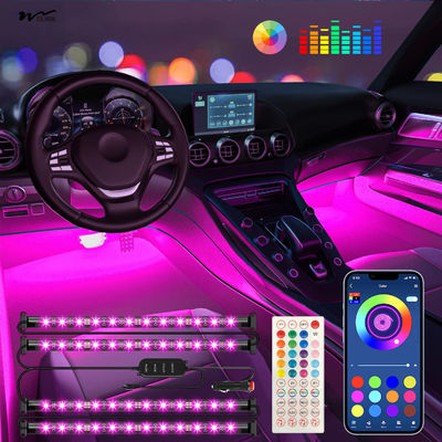 Good price Car Interior Lights and Accessories APP Control Remote Music Sync RGB LED Strip Light online