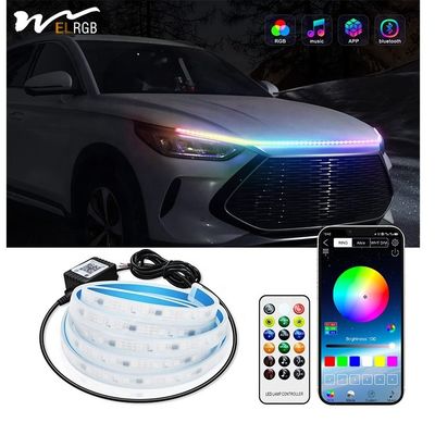 Good price Waterproof Car LED Hood Light Strip 59 Inch Flexible Daytime Running Light for Exterior online