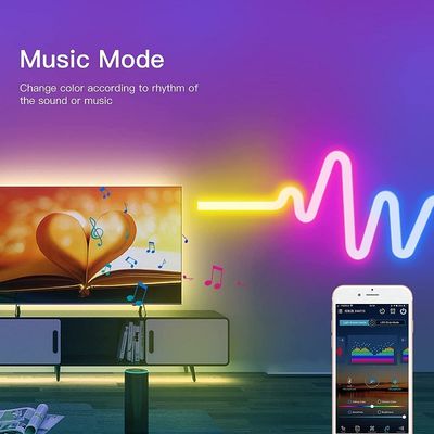 5m RGB LED Neon Strip WS2811 Neon Flex RGB 24V IP67 Outdoor