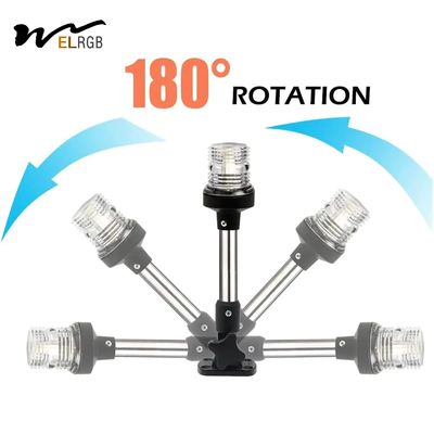 4500K Boat Navigation And Anchor Lights 3 Nautical Mile Sailboat Anchor Light