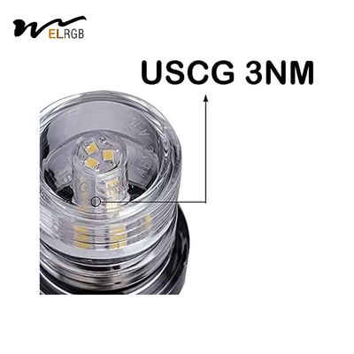 4500K Boat Navigation And Anchor Lights 3 Nautical Mile Sailboat Anchor Light