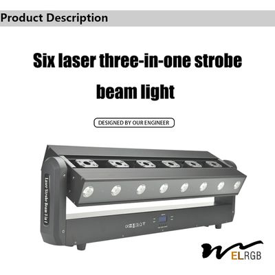 7800K 6 Head Laser Bar Indoor Work Light 200W IP20 AC110-240V